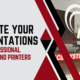 Elevate your presentations with displays and printers from mos office systems